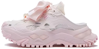 (Women) FILA FUSION Mule 'Bianco Candy Pink' T12W431607FPP (Women) FILA FUSION Mule 'Bianco Candy Pink' T12W431607FPP