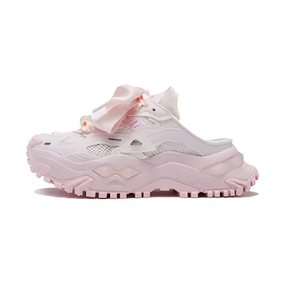 (W) FILA FUSION Mule 'Bianco Candy Pink'