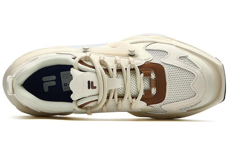 Lookbook (Women) FILA FUSION NEBULA Sneakers 'Cream White' T12W331105FWT