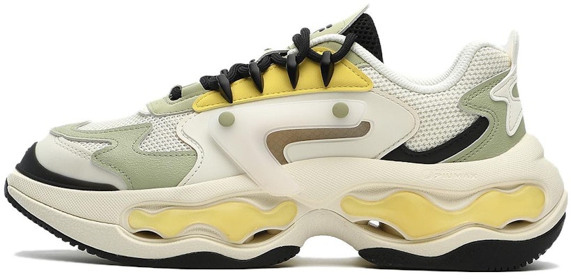 (Women) FILA FUSION NEBULA Sneakers 'White Yellow Green' T12W331105FAG Buy (Women) FILA FUSION NEBULA Sneakers 'White Yellow Green' T12W331105FAG
