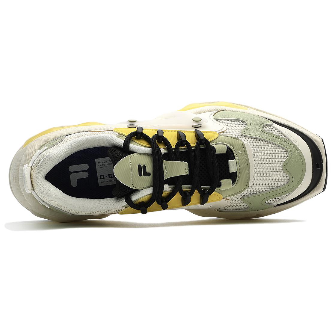 Lookbook (Women) FILA FUSION NEBULA Sneakers 'White Yellow Green' T12W331105FAG