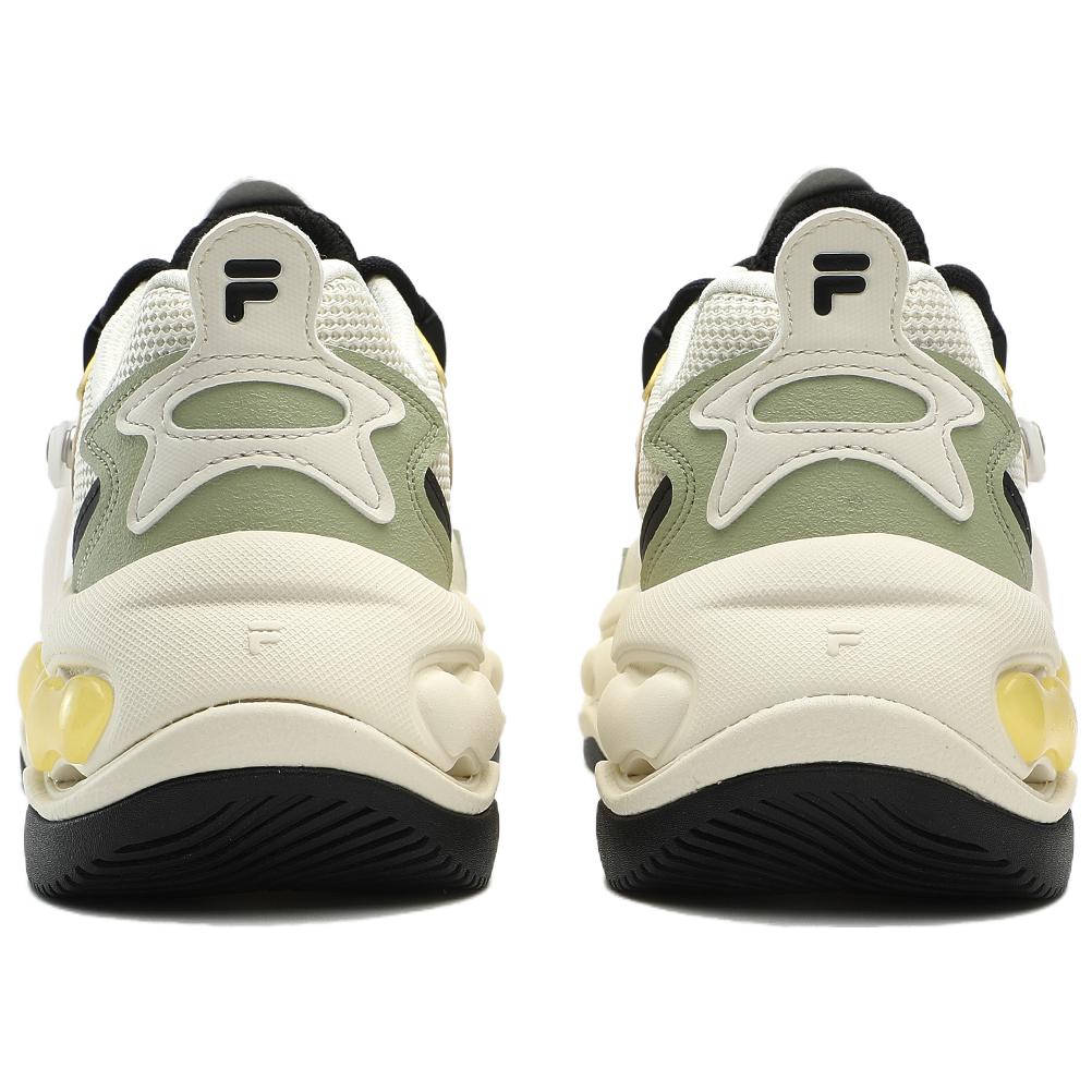 Shop (Women) FILA FUSION NEBULA Sneakers 'White Yellow Green' T12W331105FAG