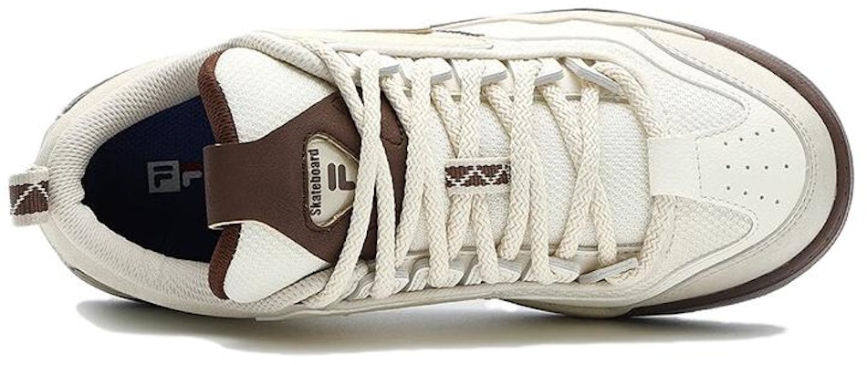 (W) FILA FUSION Nollie Sneakers 'Putih Beige' T12W332301FGA Shop (W) FILA FUSION Nollie Sneakers 'Putih Beige' T12W332301FGA