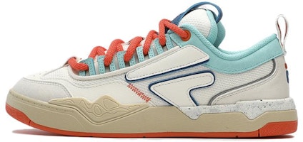 (Women) FILA FUSION Nollie Skate Shoes 'White Aqua' T12M332301FGD (Women) FILA FUSION Nollie Skate Shoes 'White Aqua' T12M332301FGD