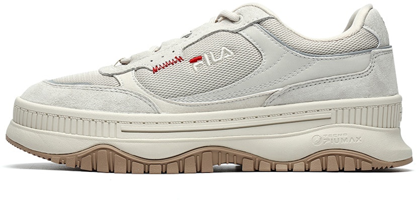 (Women) FILA Fusion Ollie 'Cream Grey' T12W135212FMB Buy (Women) FILA Fusion Ollie 'Cream Grey' T12W135212FMB