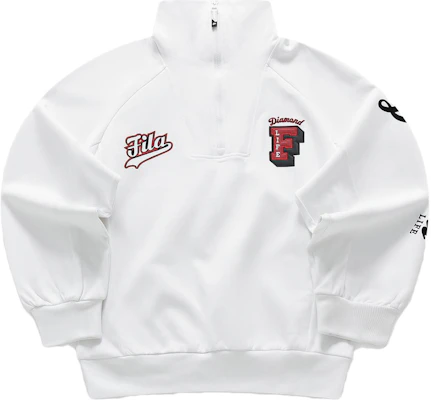 (W) FILA Fusion 寬版長袖套頭衫 - 白色花卉圖案 T11W342207F-WT Buy (W) FILA Fusion 寬版長袖套頭衫 - 白色花卉圖案 T11W342207F-WT