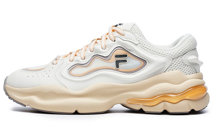 (W) FILA FUSION Palatte Sneakers 'White Yellow'