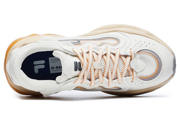 (W) FILA FUSION Palatte Sneakers 'White Yellow' 圖 3