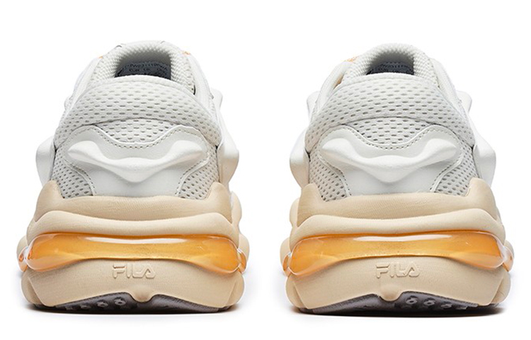(W) FILA FUSION Palatte Sneakers 'White Yellow' 圖 4