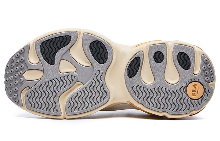 (W) FILA FUSION Palatte Sneakers 'White Yellow' 圖 5