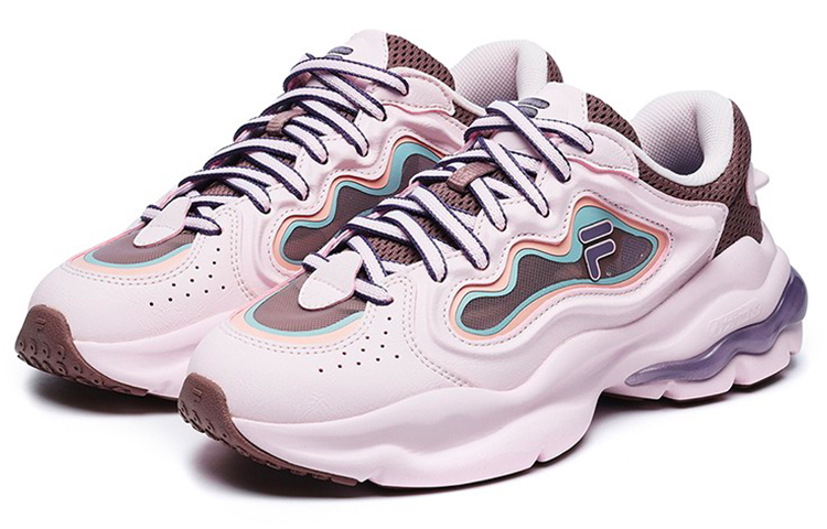 (W) FILA FUSION Palatte Sneakers 'Pink Red' 圖 2