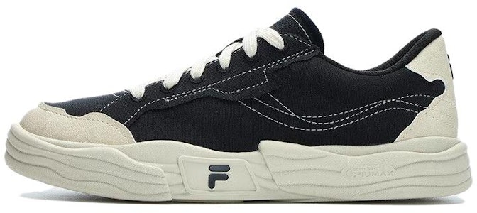 FILA FUSION 斐樂潮牌 POP II 防滑耐磨 低幫 帆布鞋 女款 黑米 Buy FILA FUSION 斐樂潮牌 POP II 防滑耐磨 低幫 帆布鞋 女款 黑米