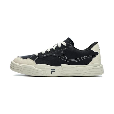 (W) FILA FUSION Pop II Skate Shoes 'Black White'