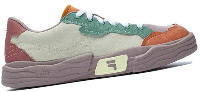 FILA FUSION斐樂潮牌 POP II 防滑耐磨 低幫 帆布鞋 女款 米棕 Order FILA FUSION斐樂潮牌 POP II 防滑耐磨 低幫 帆布鞋 女款 米棕