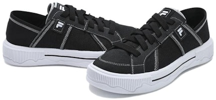 (W) FILA FUSION POP III SE 'Kanvas Hitam Low' T12W422221FBS Shop (W) FILA FUSION POP III SE 'Kanvas Hitam Low' T12W422221FBS