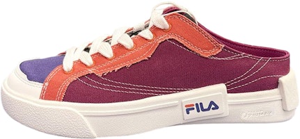 (Women) FILA Fusion Pop Mule 'Purple Canvas' T12W228220FMC (Women) FILA Fusion Pop Mule 'Purple Canvas' T12W228220FMC
