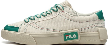(Women) FILA FUSION Pop Skate Shoes 'Cream White Green' T12W218204FAA (Women) FILA FUSION Pop Skate Shoes 'Cream White Green' T12W218204FAA