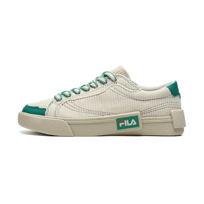 (W) FILA FUSION Pop Skate Shoes 'Cream White Green'