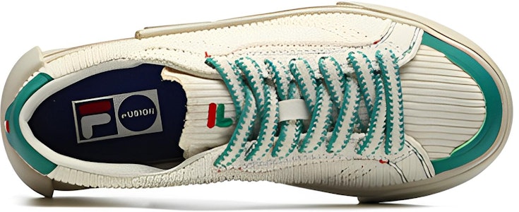 FILA FUSION斐樂潮牌 POP 滑板鞋 女款 米綠 Order FILA FUSION斐樂潮牌 POP 滑板鞋 女款 米綠