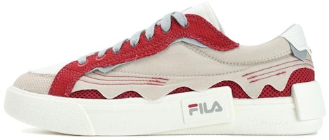 (Women) FILA FUSION Pop Skate Shoes 'Red Beige White' T12W332103FSG (Women) FILA FUSION Pop Skate Shoes 'Red Beige White' T12W332103FSG