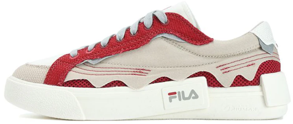 (Women) FILA FUSION Pop Skate Shoes 'Red Beige White' T12W332103FSG Order (Women) FILA FUSION Pop Skate Shoes 'Red Beige White' T12W332103FSG