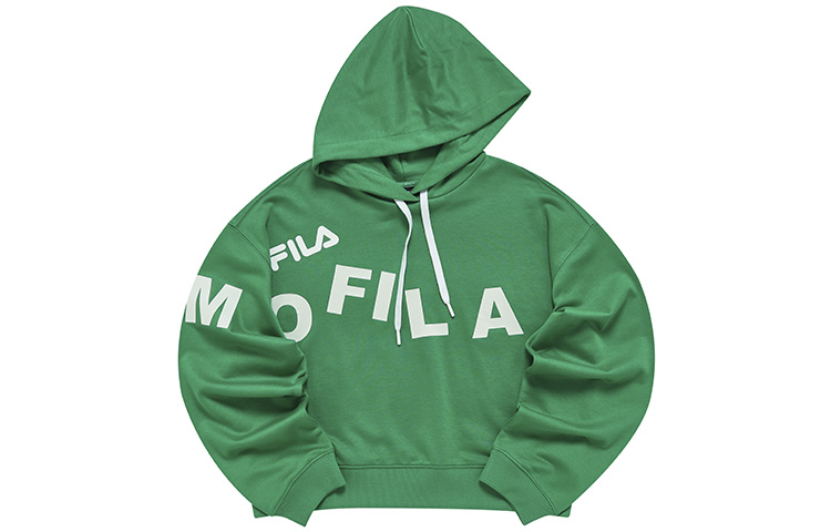 (Women) FILA Fusion Pullover Knit Sweatshirt Multicolor Academy Print Misty Green T11W233202F-GN