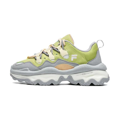 (W) FILA FUSION QD96 Athletic Shoes 'Green Grey'