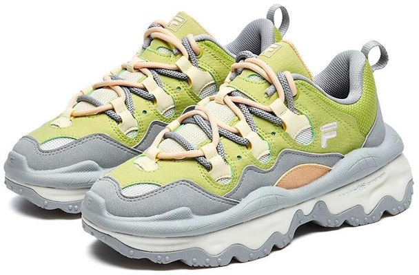 (Women) FILA FUSION QD96 Athletic Shoes 'Green Grey' T12W241201FPN Order (Women) FILA FUSION QD96 Athletic Shoes 'Green Grey' T12W241201FPN