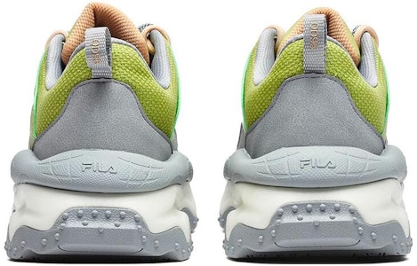 FILA FUSION斐樂潮牌 QD96 復古 低幫 老爹鞋 女款 棕梠雨霧灰 Shop FILA FUSION斐樂潮牌 QD96 復古 低幫 老爹鞋 女款 棕梠雨霧灰