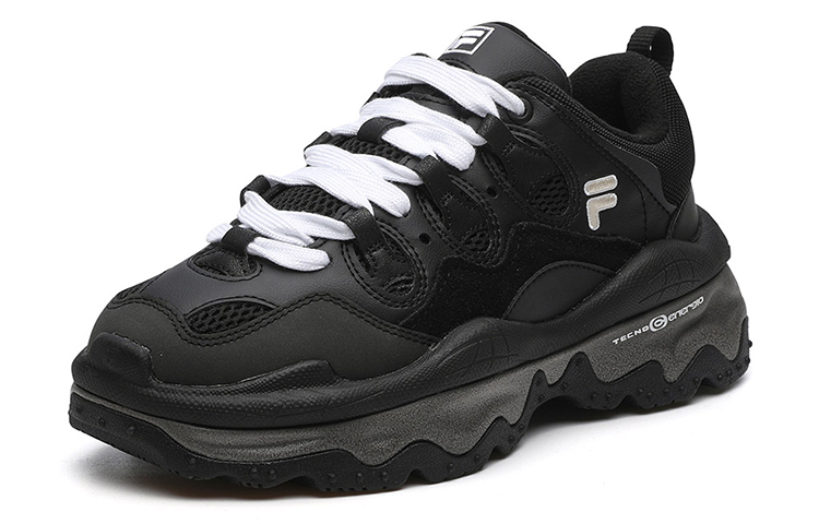 Lookbook FILA FUSION斐樂潮牌 QD96 復古 老爹鞋 女款 黑