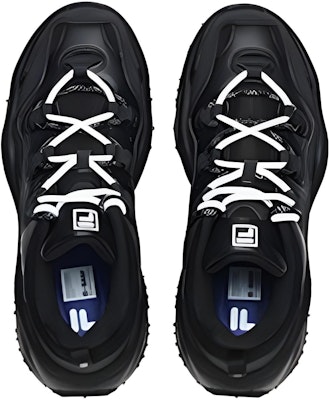 (W) 휠라 퓨전 QD96 운동화 '블랙 화이트' T12W241201FBK Lookbook (W) 휠라 퓨전 QD96 운동화 '블랙 화이트' T12W241201FBK