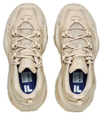 (Women) FILA FUSION QD96 Athletic Shoes 'Beige' T12W241201FSO Lookbook (Women) FILA FUSION QD96 Athletic Shoes 'Beige' T12W241201FSO