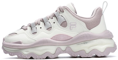 (Women) FILA FUSION QD96 Athletic Shoes 'White Purple' T12W311203FSV (Women) FILA FUSION QD96 Athletic Shoes 'White Purple' T12W311203FSV