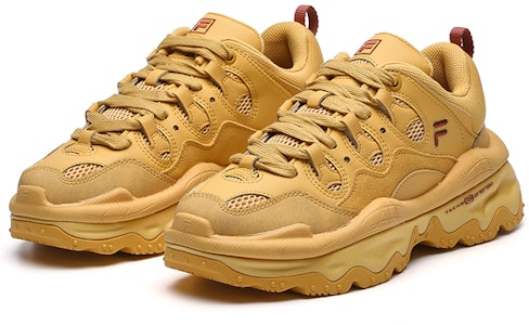 Fila Fusion 斐樂潮牌 QD96 運動時尚運動鞋 女款 黃色 Order Fila Fusion 斐樂潮牌 QD96 運動時尚運動鞋 女款 黃色