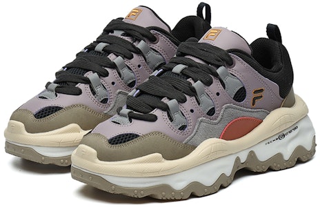 Fila Fusion 斐樂潮牌 QD96 時尚低筒老爹鞋 女款 紫灰色 Order Fila Fusion 斐樂潮牌 QD96 時尚低筒老爹鞋 女款 紫灰色