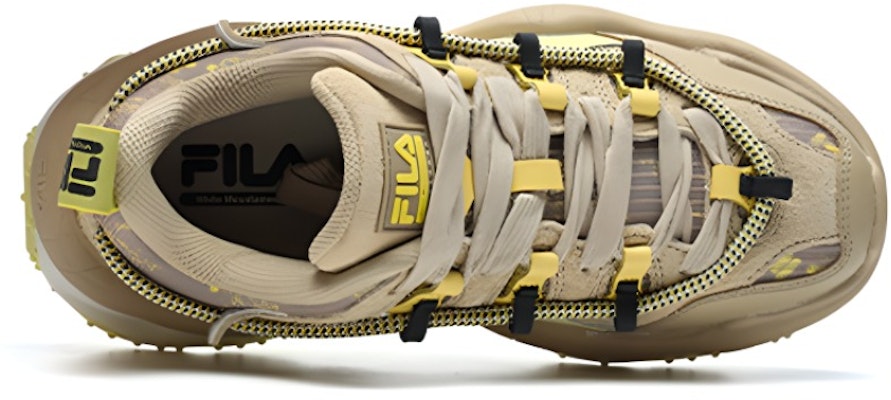 (Women) FILA FUSION QD96 x White Mountaineering Sneakers 'Beige Yellow' T12W145227FSL Order (Women) FILA FUSION QD96 x White Mountaineering Sneakers 'Beige Yellow' T12W145227FSL