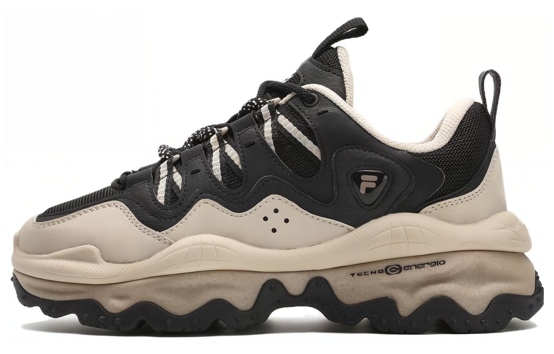 (Women) FILA FUSION QD 96 DX Sneakers 'Black Beige' T12W341109FBC