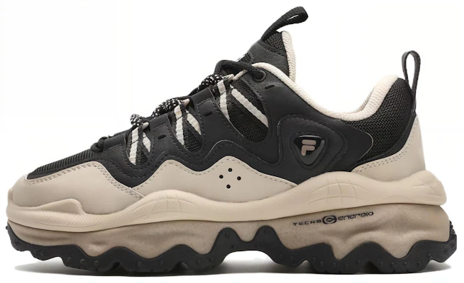 (W) FILA FUSION QD 96 DX Sneakers 'Hitam Beige' T12W341109FBC Buy (W) FILA FUSION QD 96 DX Sneakers 'Hitam Beige' T12W341109FBC