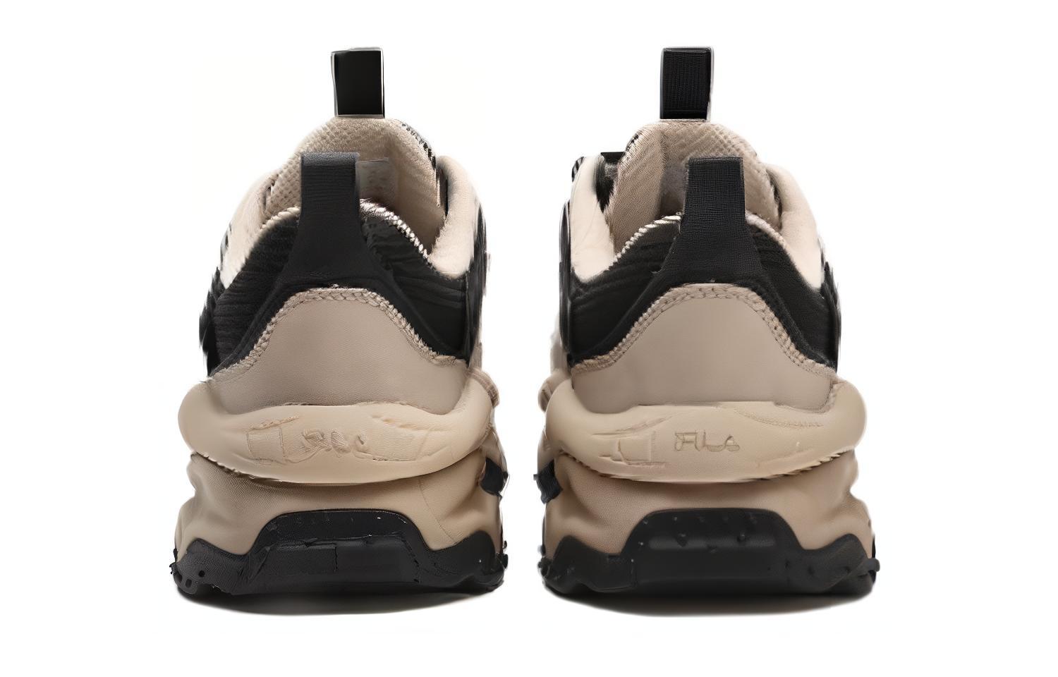 Shop (W) FILA FUSION QD 96 DX Sneakers 'Hitam Beige' T12W341109FBC