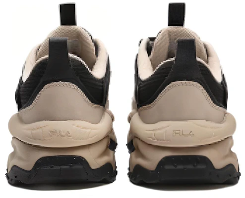 (W) FILA FUSION QD 96 DX Sneakers 'Hitam Beige' T12W341109FBC Shop (W) FILA FUSION QD 96 DX Sneakers 'Hitam Beige' T12W341109FBC
