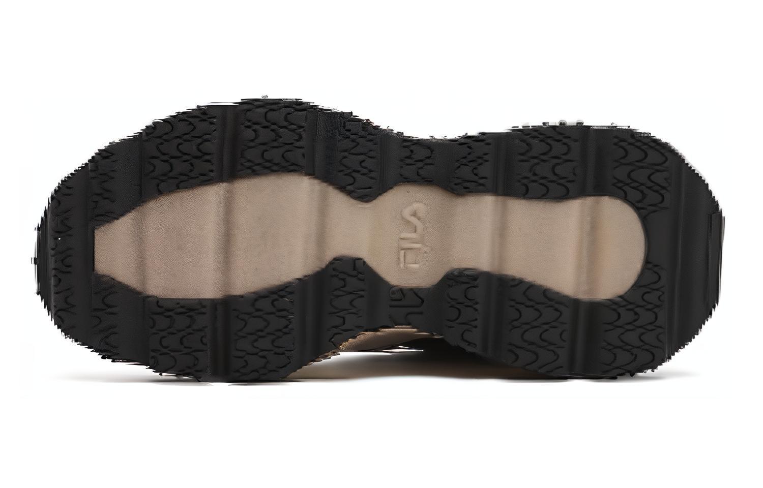 Purchase (W) FILA FUSION QD 96 DX Sneakers 'Hitam Beige' T12W341109FBC