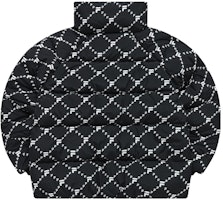 (W) FILA Fusion QR 格紋加大款羽絨外套 - 深黑色. T11W316903ABK Lookbook (W) FILA Fusion QR 格紋加大款羽絨外套 - 深黑色. T11W316903ABK