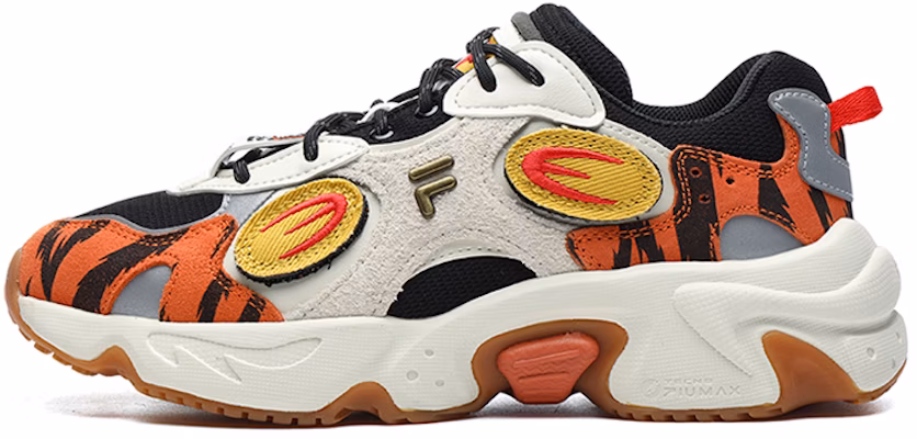 (Women) FILA FUSION Raccoon CNY Shoes 'White Orange' T12W217316FBG Buy (Women) FILA FUSION Raccoon CNY Shoes 'White Orange' T12W217316FBG