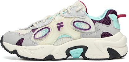 (Women) FILA Fusion Raccoon 'White Grey' T12W231121FAL (Women) FILA Fusion Raccoon 'White Grey' T12W231121FAL