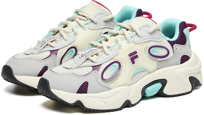 (W) FILA Fusion Mapache 'Blanco Gris' T12W231121FAL Order (W) FILA Fusion Mapache 'Blanco Gris' T12W231121FAL