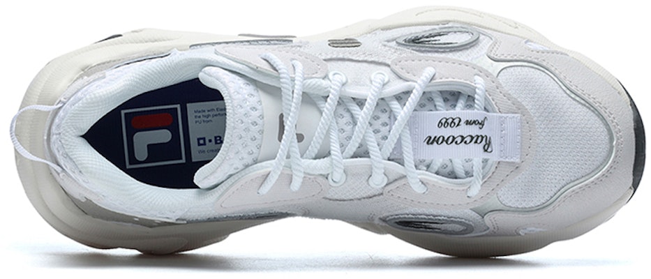 (W) FILA FUSION ラクーン スニーカー (白/グレー) T12W227303FWN Shop (W) FILA FUSION ラクーン スニーカー (白/グレー) T12W227303FWN