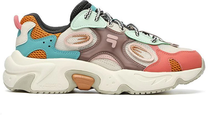 (W) FILA FUSION Wasbeer Sneakers ''Oranje Aqua'' T12W231121FBL Order (W) FILA FUSION Wasbeer Sneakers ''Oranje Aqua'' T12W231121FBL