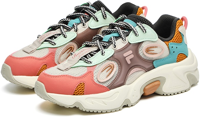 (W) FILA FUSION浣熊运动鞋‘橙色水绿’ T12W231121FBL Order (W) FILA FUSION浣熊运动鞋‘橙色水绿’ T12W231121FBL