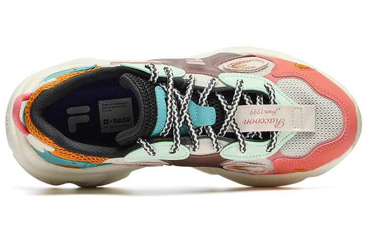 Shop (W) FILA FUSION Wasbeer Sneakers ''Oranje Aqua'' T12W231121FBL