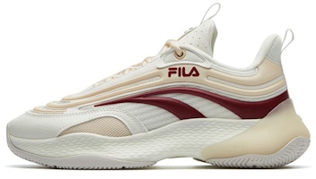 (Women) FILA Fusion Ray 2 'Creamwhite Red' T12W135204FSW (Women) FILA Fusion Ray 2 'Creamwhite Red' T12W135204FSW